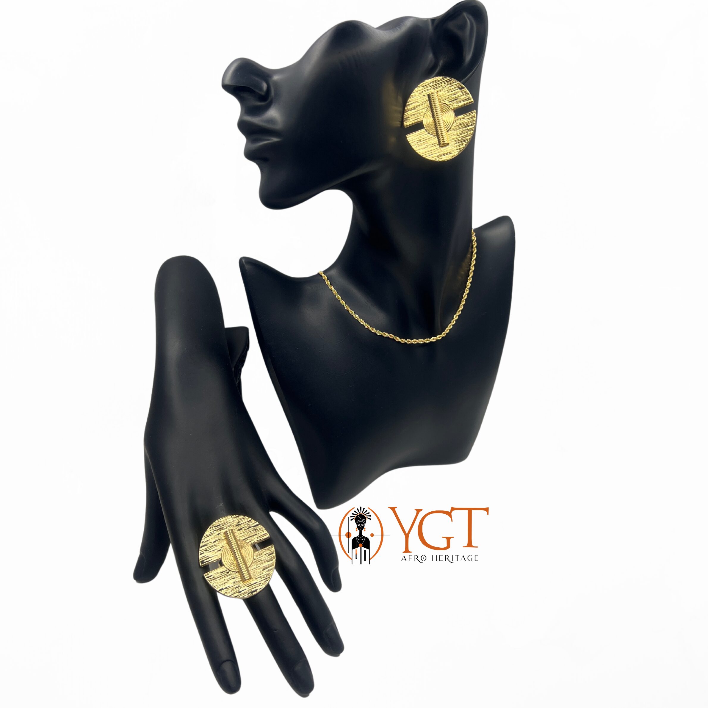 Jabari (Earrings, ring, bracelet)
