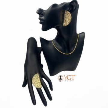 Rina (Earrings + Rings Set)