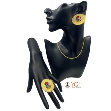 Lina (Earrings + Ring Set)