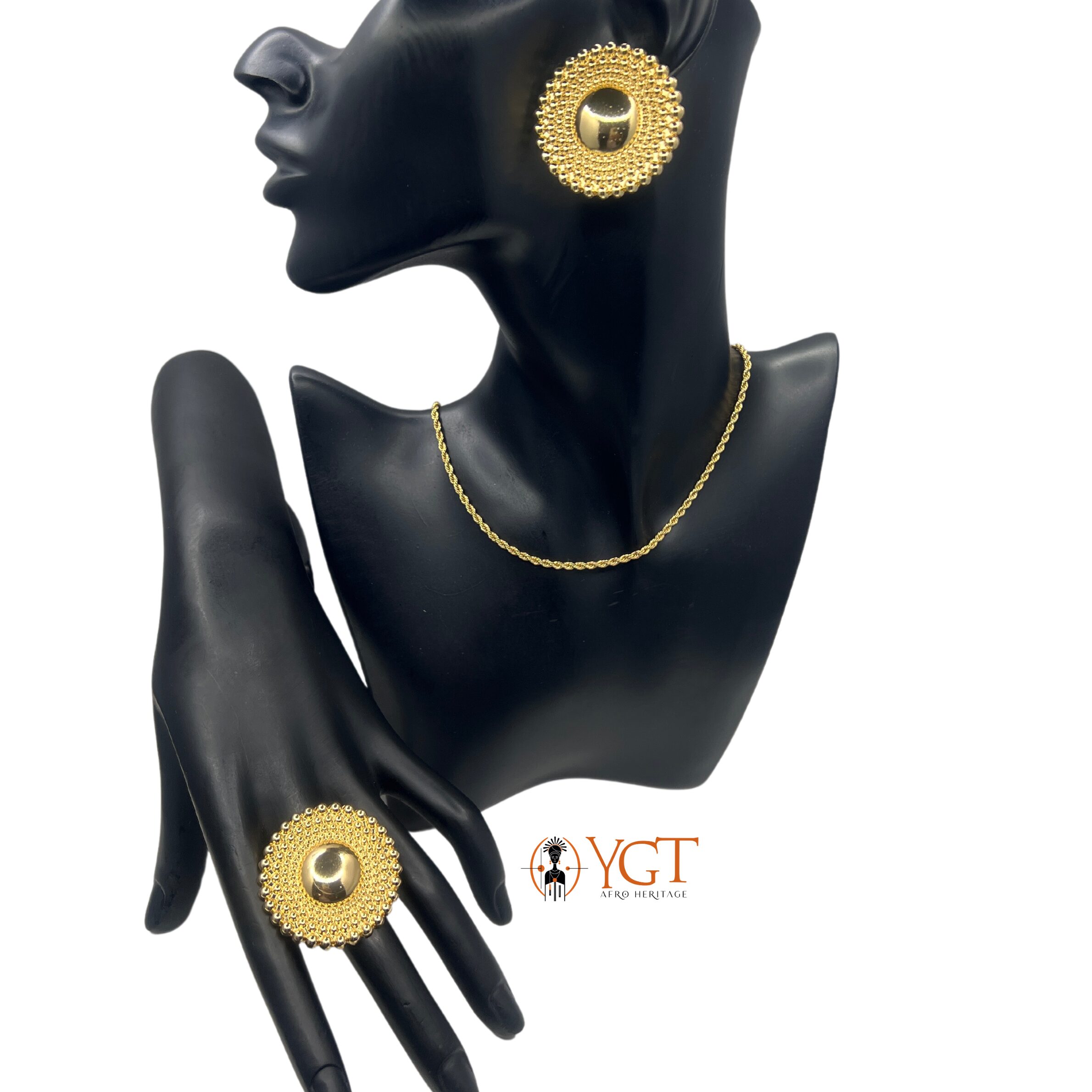 Nia (Earrings + Ring Set)